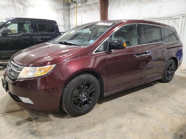 5FNRL5H91CB119809 - 2012 HONDA ODYSSEY TOURING BURGUNDY photo 1