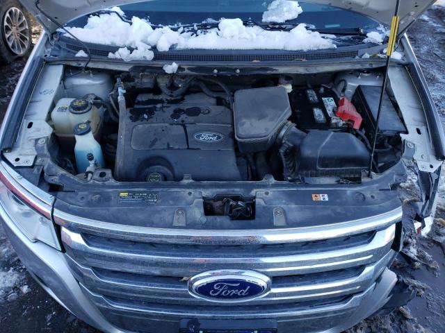 2FMDK4GC2DBE37825 - 2013 FORD EDGE SE SILVER photo 11