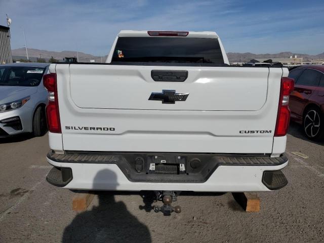 3GCPWBEK8NG207144 - 2022 CHEVROLET SILVERADO C1500 CUSTOM WHITE photo 6