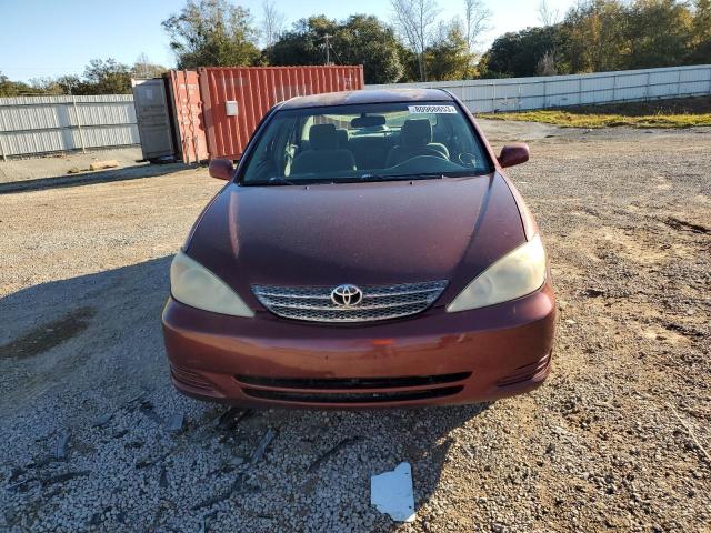 4T1BE32K73U179303 - 2003 TOYOTA CAMRY LE BURGUNDY photo 5