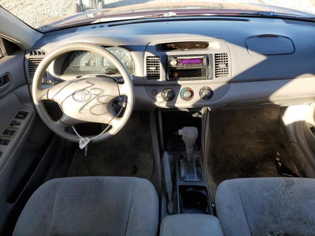 4T1BE32K73U179303 - 2003 TOYOTA CAMRY LE BURGUNDY photo 8