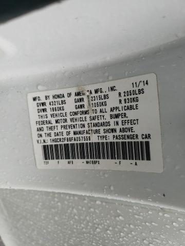 1HGCR2F86FA057559 - 2015 HONDA ACCORD EXL WHITE photo 12