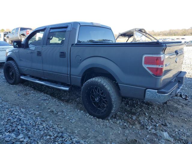 1FTEW1C84AFC36614 - 2010 FORD F150 SUPERCREW GRAY photo 2
