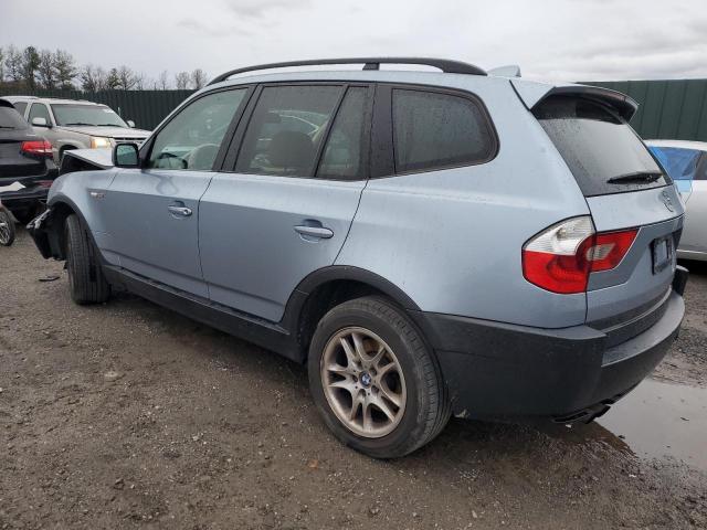 WBXPA73484WC41963 - 2004 BMW X3 2.5I BLUE photo 2