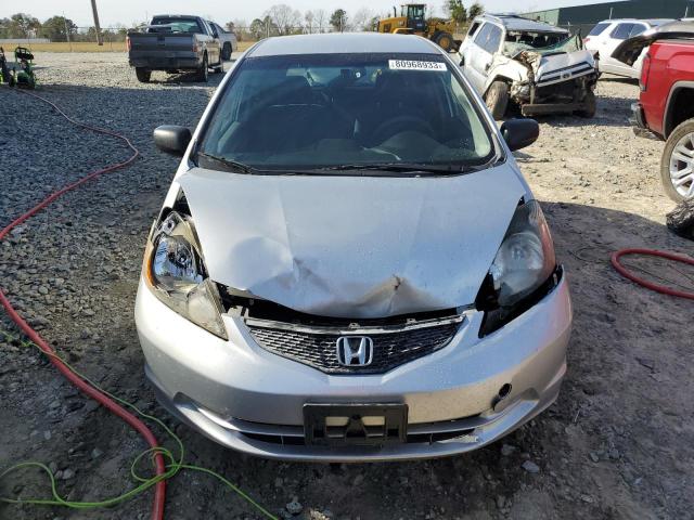 JHMGE8H38BC006982 - 2011 HONDA FIT SILVER photo 5