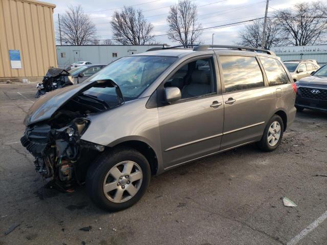 5TDZA22C24S061165 - 2004 TOYOTA SIENNA XLE GRAY photo 1