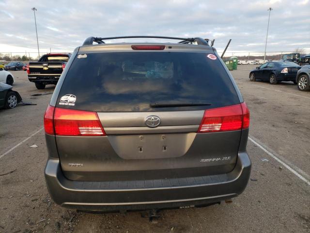 5TDZA22C24S061165 - 2004 TOYOTA SIENNA XLE GRAY photo 6