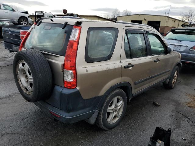 SHSRD68525U303023 - 2005 HONDA CR-V LX TAN photo 3