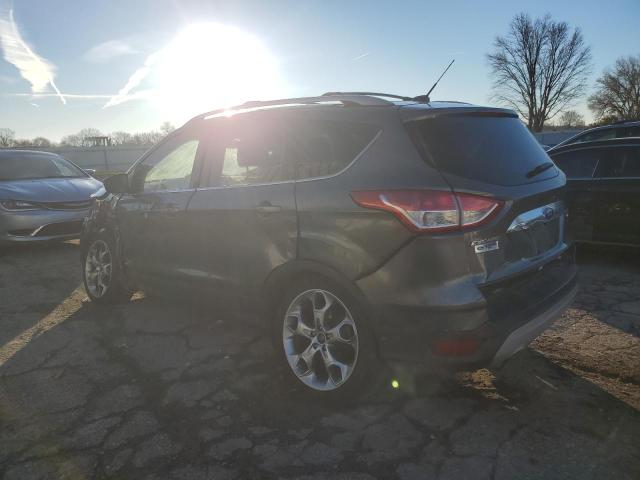 1FMCU9J9XEUA11151 - 2014 FORD ESCAPE TITANIUM GRAY photo 2