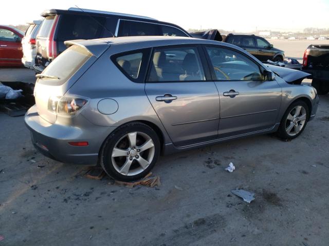 JM1BK343451251503 - 2005 MAZDA 3 HATCHBACK GRAY photo 3