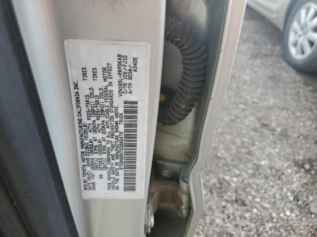 5TEGN92N72Z883479 - 2002 TOYOTA TACOMA DOUBLE CAB PRERUNNER SILVER photo 13