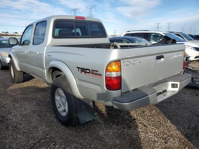 5TEGN92N72Z883479 - 2002 TOYOTA TACOMA DOUBLE CAB PRERUNNER SILVER photo 2