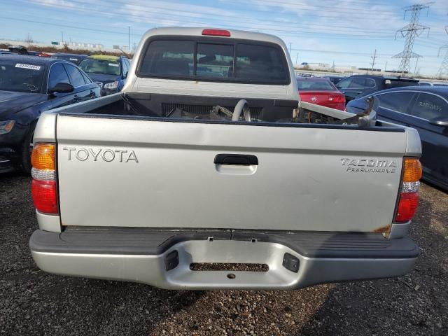 5TEGN92N72Z883479 - 2002 TOYOTA TACOMA DOUBLE CAB PRERUNNER SILVER photo 6