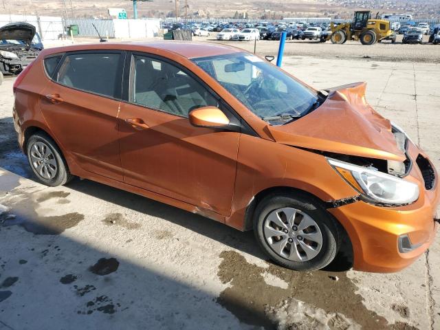 KMHCT5AE3FU232066 - 2015 HYUNDAI ACCENT GS ORANGE photo 4