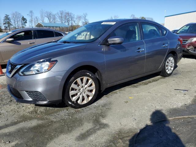 3N1AB7AP3HY286997 - 2017 NISSAN SENTRA S GRAY photo 1