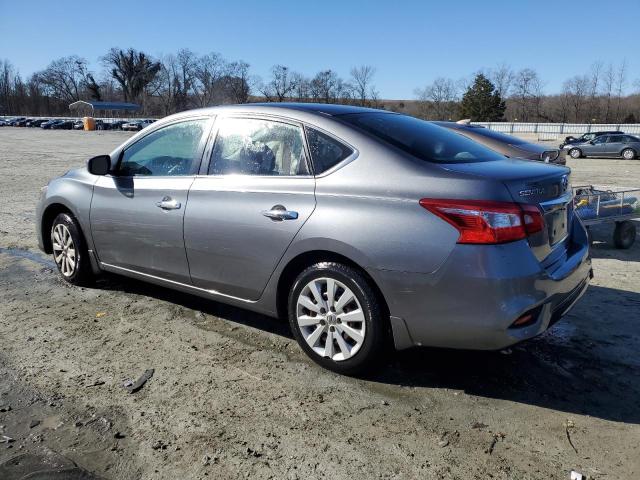 3N1AB7AP3HY286997 - 2017 NISSAN SENTRA S GRAY photo 2