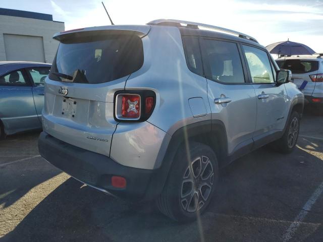 ZACCJBDB3HPF13265 - 2017 JEEP RENEGADE LIMITED SILVER photo 3