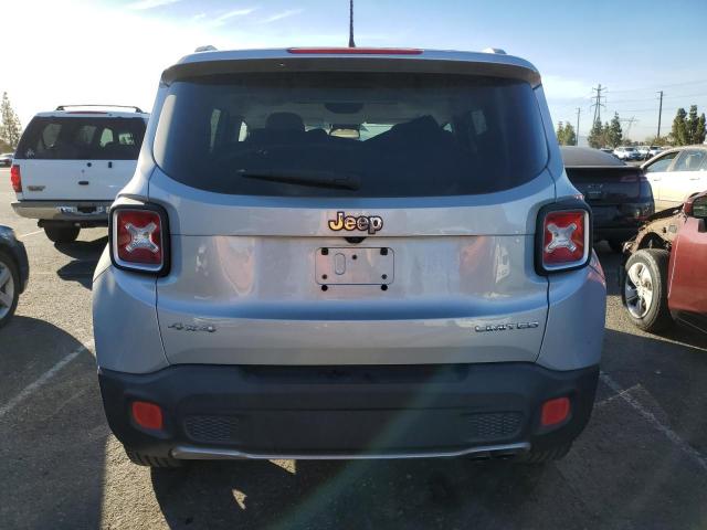 ZACCJBDB3HPF13265 - 2017 JEEP RENEGADE LIMITED SILVER photo 6