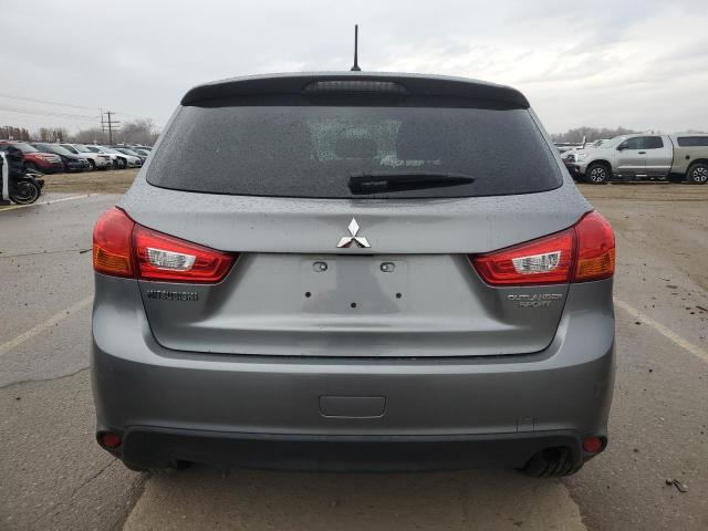 4A4AP3AU8FE058283 - 2015 MITSUBISHI OUTLANDER ES GRAY photo 6