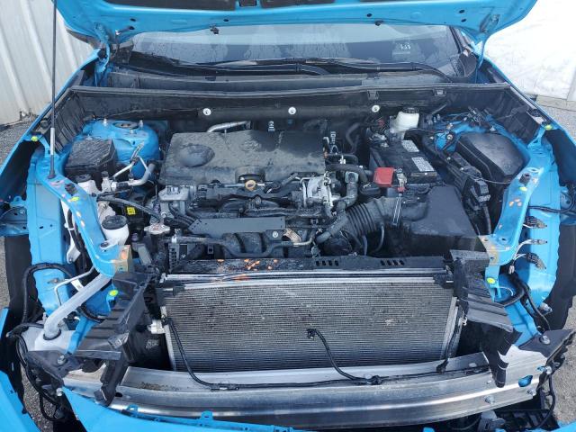 2T3W1RFV5MW117511 - 2021 TOYOTA RAV4 XLE BLUE photo 12