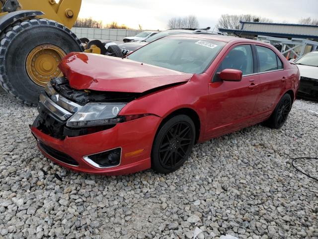 3FAHP0JG2CR269167 - 2012 FORD FUSION SEL RED photo 1
