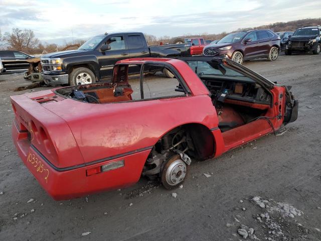 1G1YY2188K5113060 - 1989 CHEVROLET CORVETTE RED photo 3