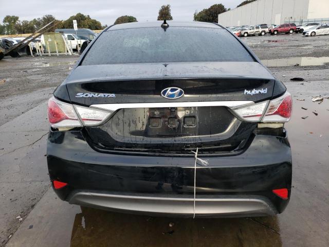 KMHEC4A44DA095972 - 2013 HYUNDAI SONATA HYBRID BLACK photo 6