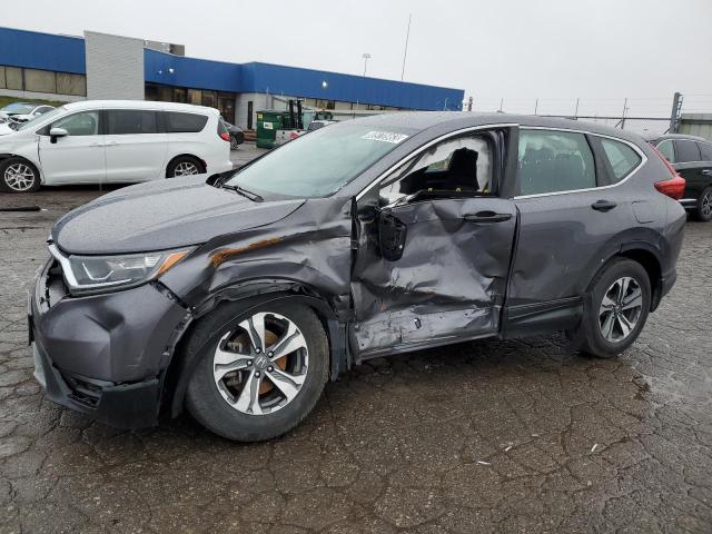 2HKRW5H34KH406158 - 2019 HONDA CR-V LX GRAY photo 1