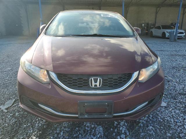 19XFB2F5XDE238986 - 2013 HONDA CIVIC LX BURGUNDY photo 5