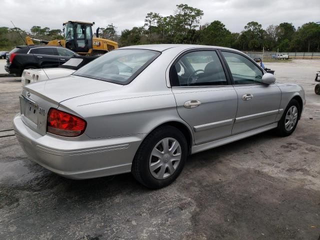 KMHWF25H54A996359 - 2004 HYUNDAI SONATA GL SILVER photo 3