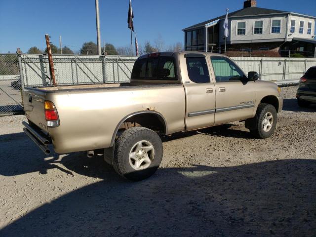 5TBBT44163S380997 - 2003 TOYOTA TUNDRA ACCESS CAB SR5 GOLD photo 3