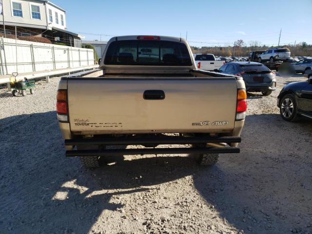 5TBBT44163S380997 - 2003 TOYOTA TUNDRA ACCESS CAB SR5 GOLD photo 6