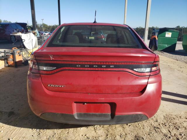 1C3CDFAA2DD110451 - 2013 DODGE DART SE RED photo 6