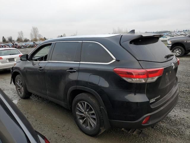 5TDJZRFH7KS588779 - 2019 TOYOTA HIGHLANDER SE BLACK photo 2