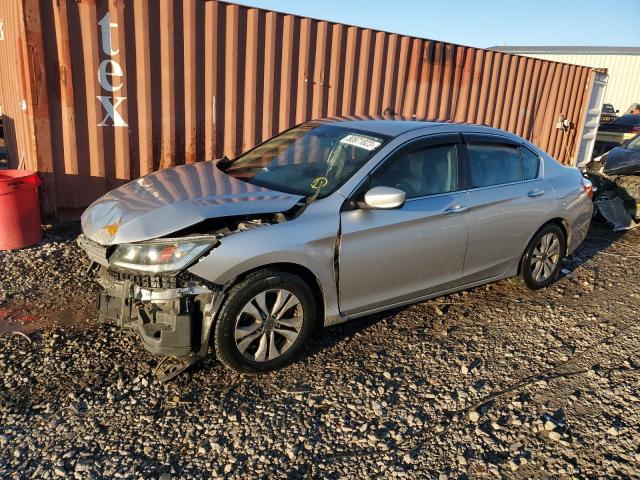 1HGCR2F39FA100277 - 2015 HONDA ACCORD LX SILVER photo 1