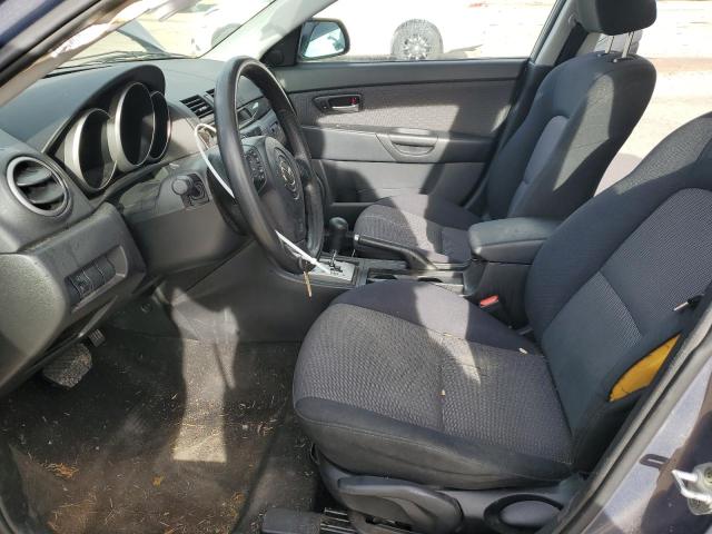 JM1BK32F371769067 - 2007 MAZDA 3 I GRAY photo 7