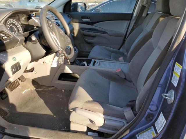 2HKRM4H33DH120336 - 2013 HONDA CR-V LX SILVER photo 7