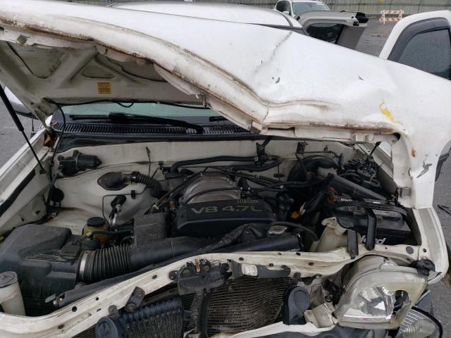 5TBRT34191S193162 - 2001 TOYOTA TUNDRA ACCESS CAB თეთრი ფოტო 11
