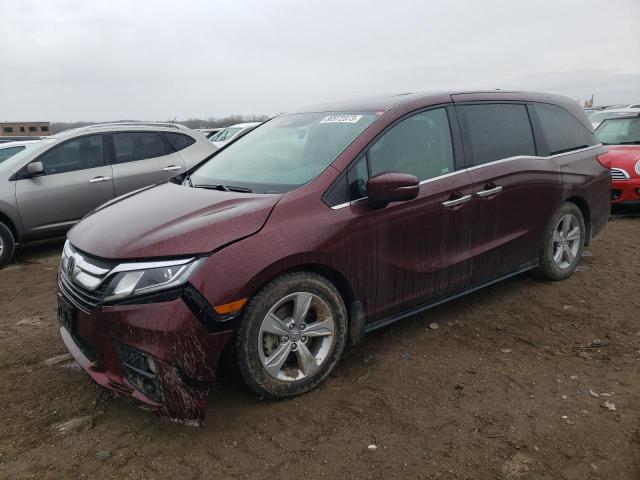 5FNRL6H7XKB116653 - 2019 HONDA ODYSSEY EXL RED photo 1