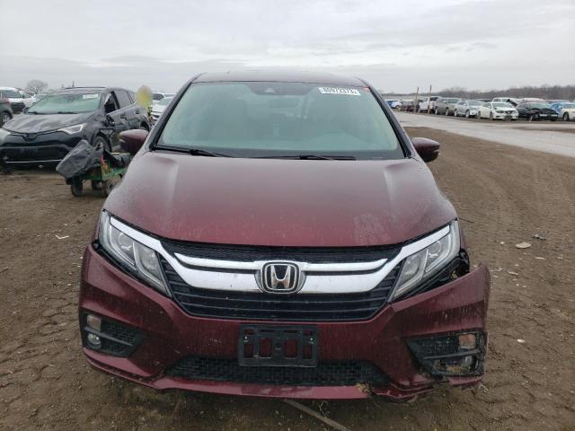 5FNRL6H7XKB116653 - 2019 HONDA ODYSSEY EXL RED photo 5