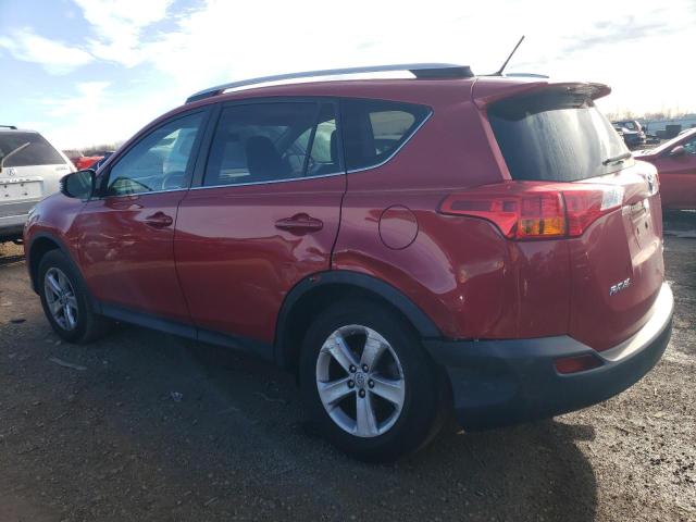 2T3RFREV9EW168897 - 2014 TOYOTA RAV4 XLE RED photo 2