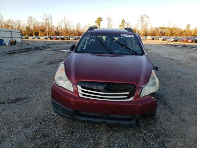 4S4BRCAC7C3218394 - 2012 SUBARU OUTBACK 2.5I BURGUNDY photo 5