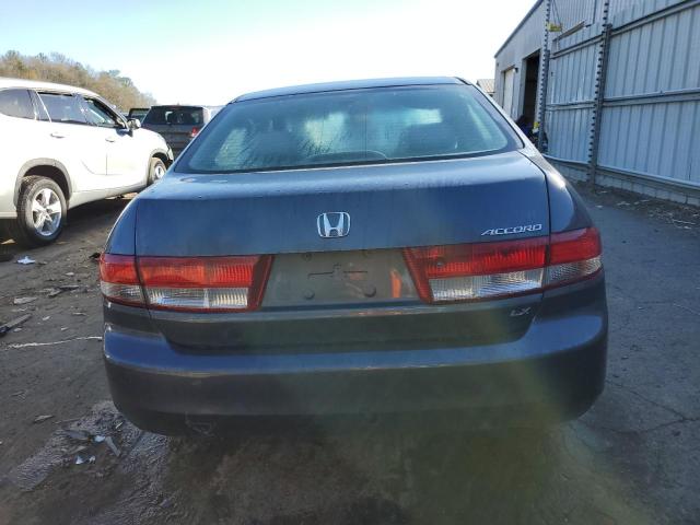 1HGCM56474A100428 - 2004 HONDA ACCORD LX BLUE photo 6