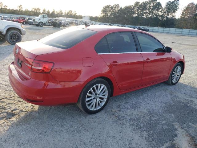 3VWD07AJXFM284497 - 2015 VOLKSWAGEN JETTA SE RED photo 3