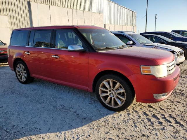 2FMGK5DC7ABA99549 - 2010 FORD FLEX LIMITED RED photo 4