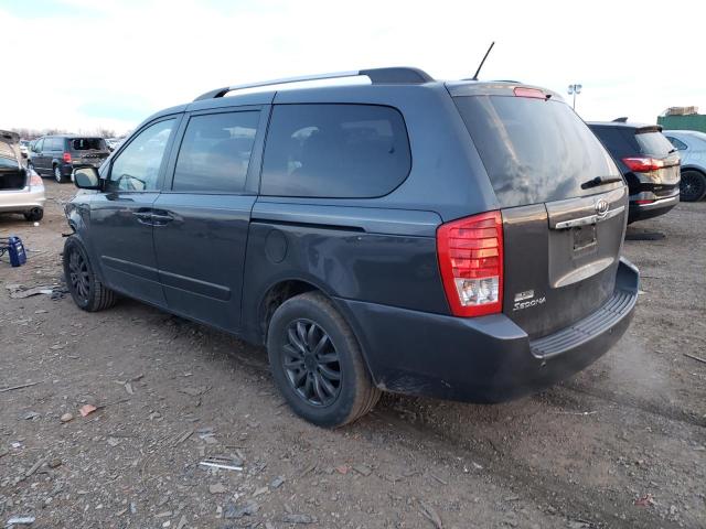 KNDMG4C79C6458828 - 2012 KIA SEDONA LX CHARCOAL photo 2