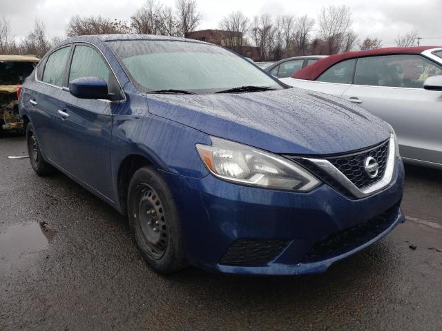 3N1AB7AP7HY403951 - 2017 NISSAN SENTRA S BLUE photo 4