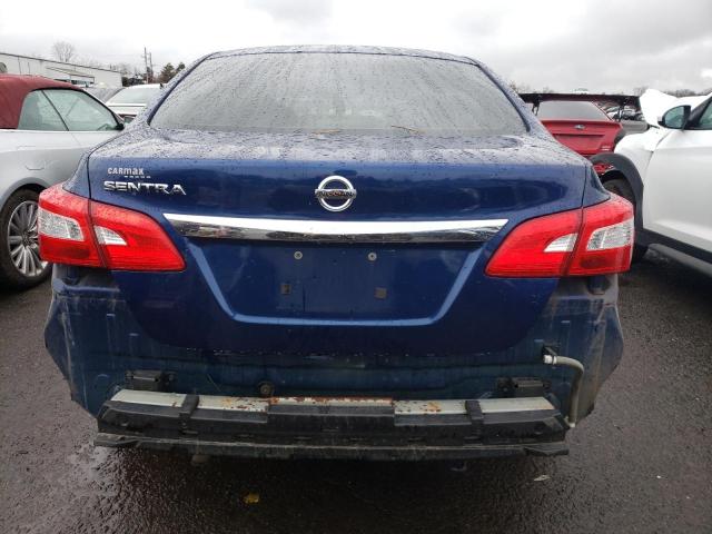 3N1AB7AP7HY403951 - 2017 NISSAN SENTRA S BLUE photo 6