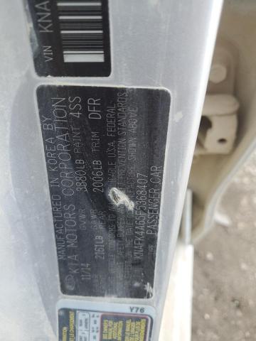 KNAFK4A65F5368407 - 2015 KIA FORTE LX SILVER photo 12