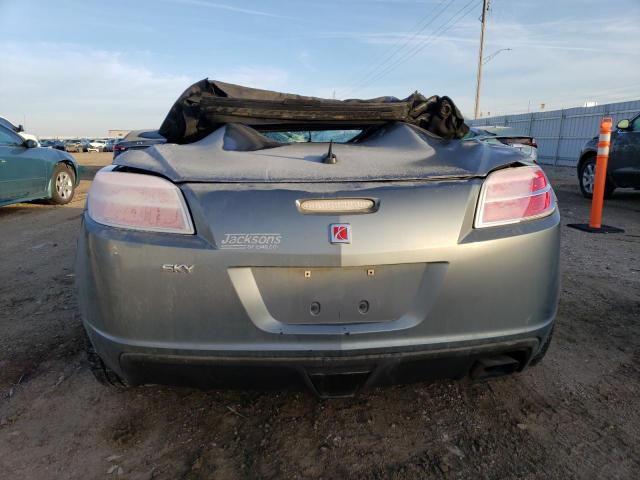 1G8MB35B77Y113554 - 2007 SATURN SKY SILVER photo 6